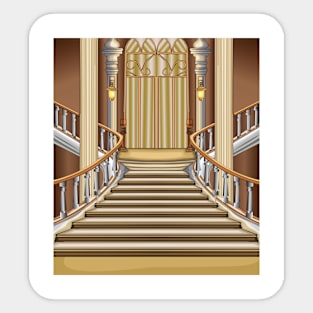 Royal Stair Background | Royal Shirt Sticker